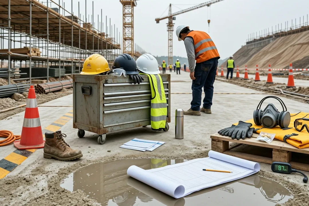 Common Safety Hazards at Hydraulic Engineering Construction Sites and PPE Selection and Management Approaches