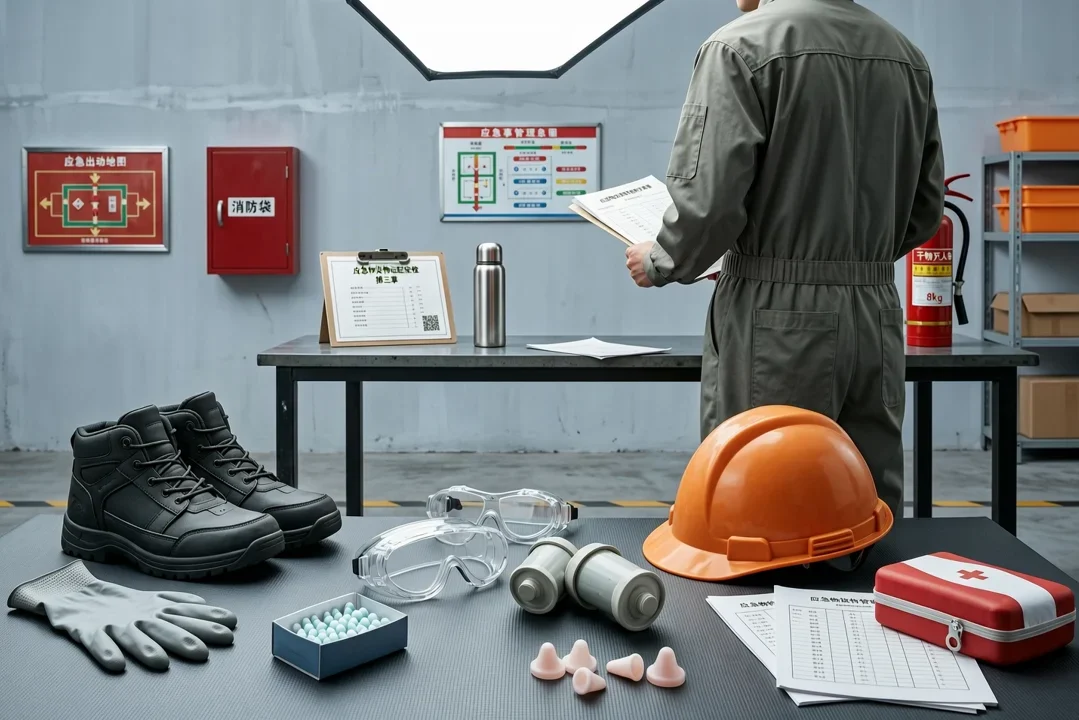 What are the common misconceptions in the implementation of emergency plan compilation and the configuration of on-site emergency PPE supplies?